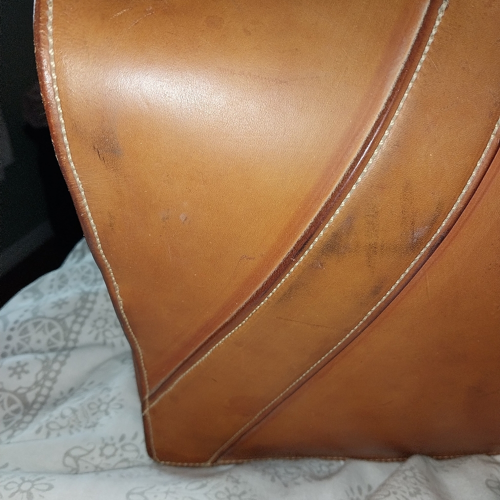 Vintage leather briefcase/doctors bag by Witt Custom Saddle - Picture 10 of 12